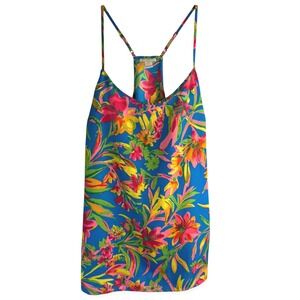 J Crew Tropical Floral Sleeveless Lightweight Cami‎ Top 00